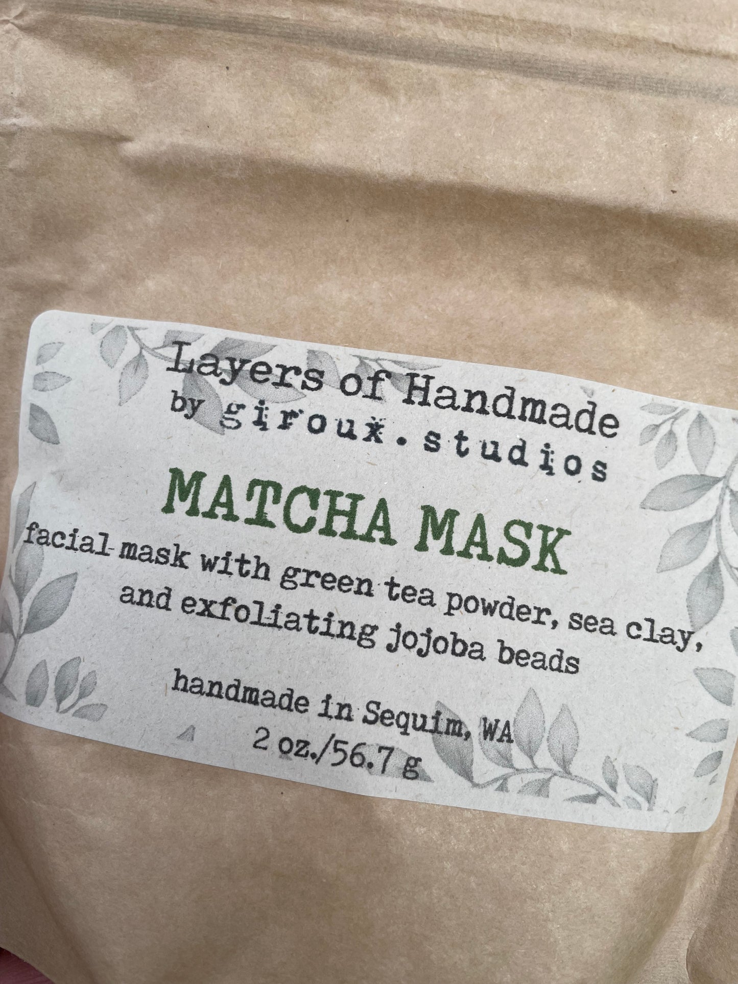 Matcha Facial Mask Kit