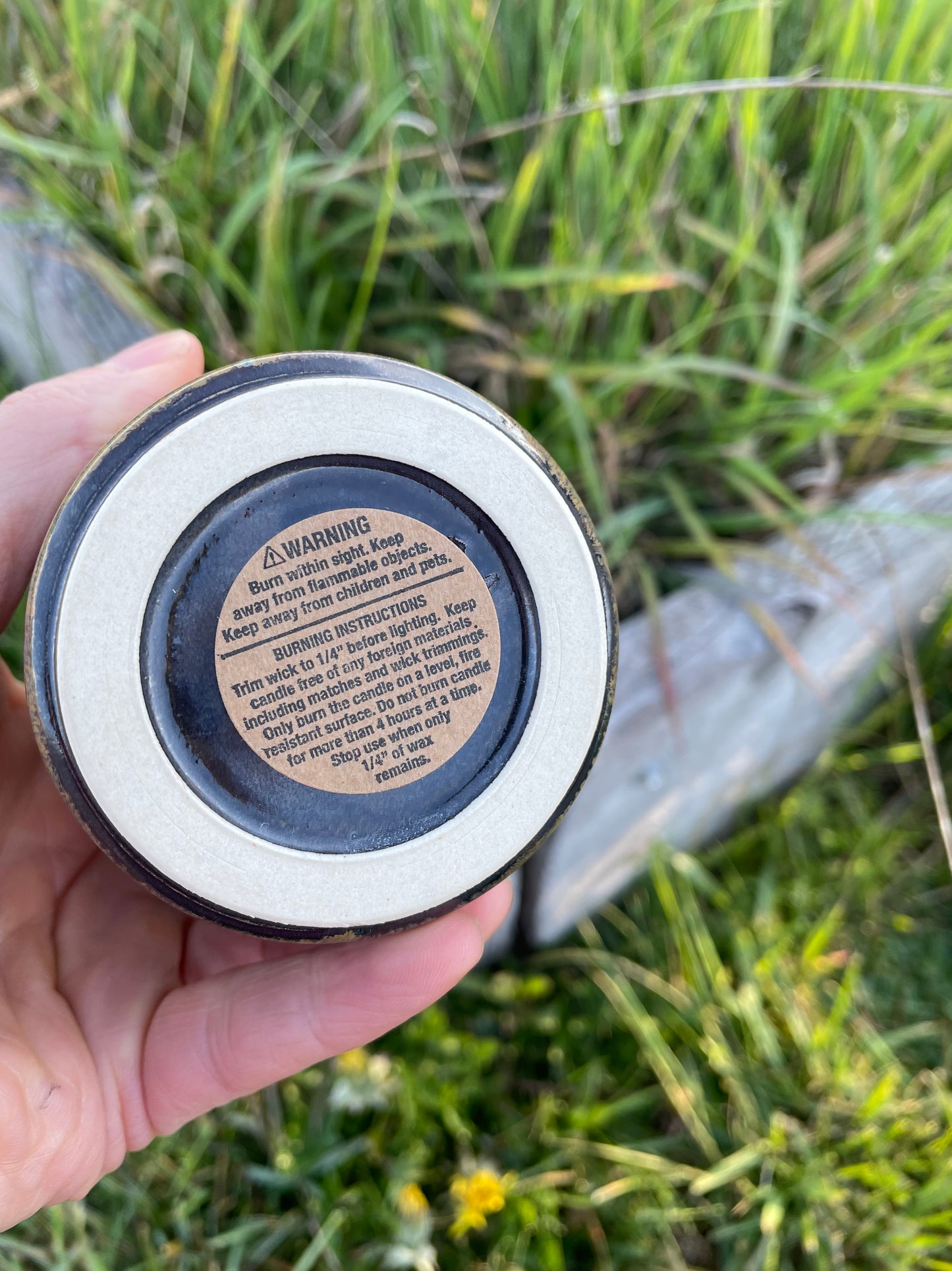 Palo Santo & Sage Wooden Wick Candle (in 2 colors)